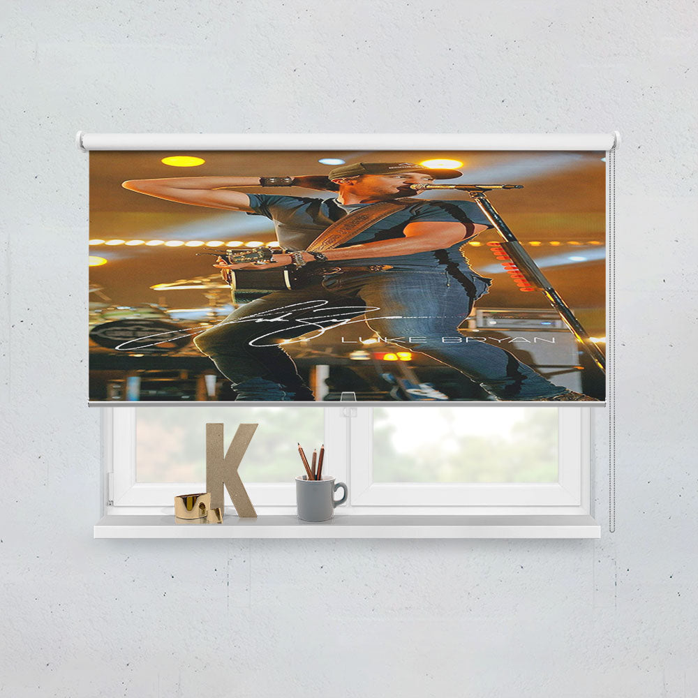 Luke Bryan In Super Skinny Jeans Signature Window Roller Blinds Shades