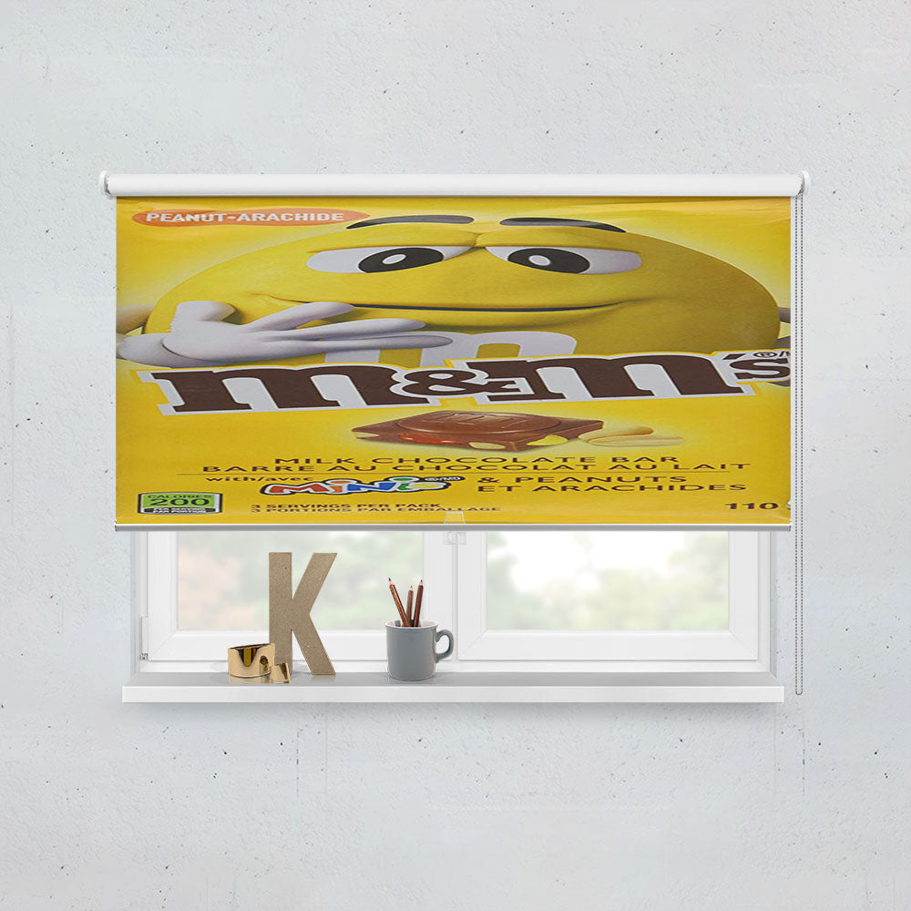 M&M'S Chocolate Mascot Window Roller Blinds Shades