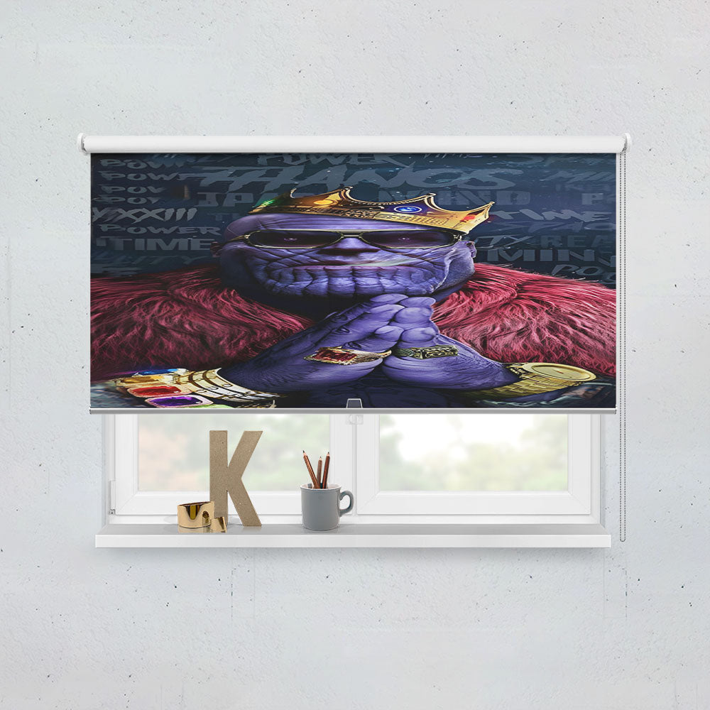 Marvel King Thanos Window Roller Blinds Shades