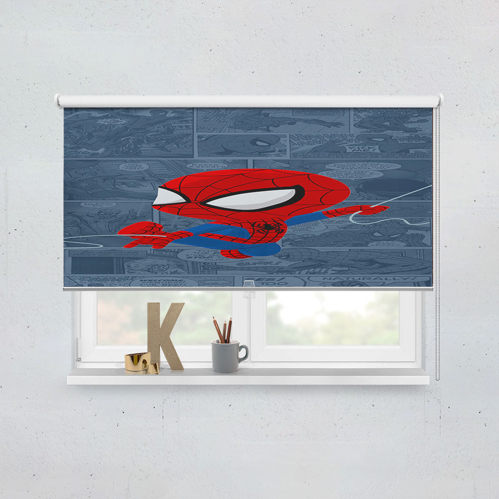 Marvel Studio Spiderman Comic  Window Roller Blinds Shades