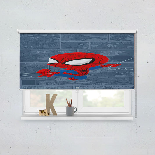 Marvel Studio Spiderman Comic  Window Roller Blinds Shades