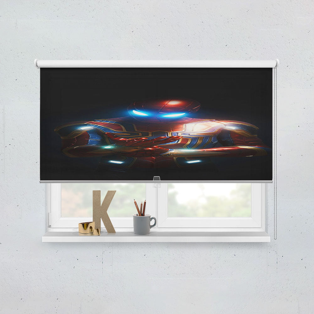 Marvel Studios Glowing Iron Spider  Window Roller Blinds Shades
