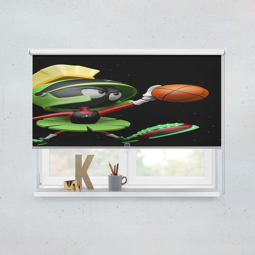 Marvin The Martian Basket Jordan Window Roller Blinds Shades