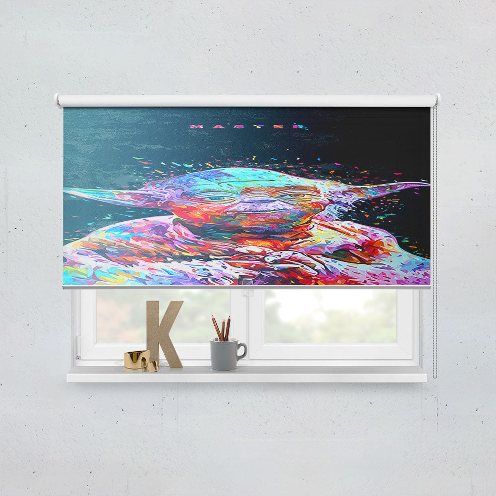 Master Yoda Of Star Wars Colorful Window Roller Blinds Shades