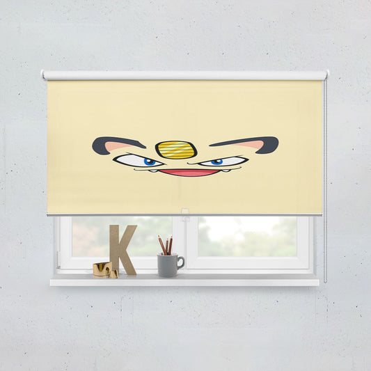 Meowth Pokemon Window Roller Blinds Shades