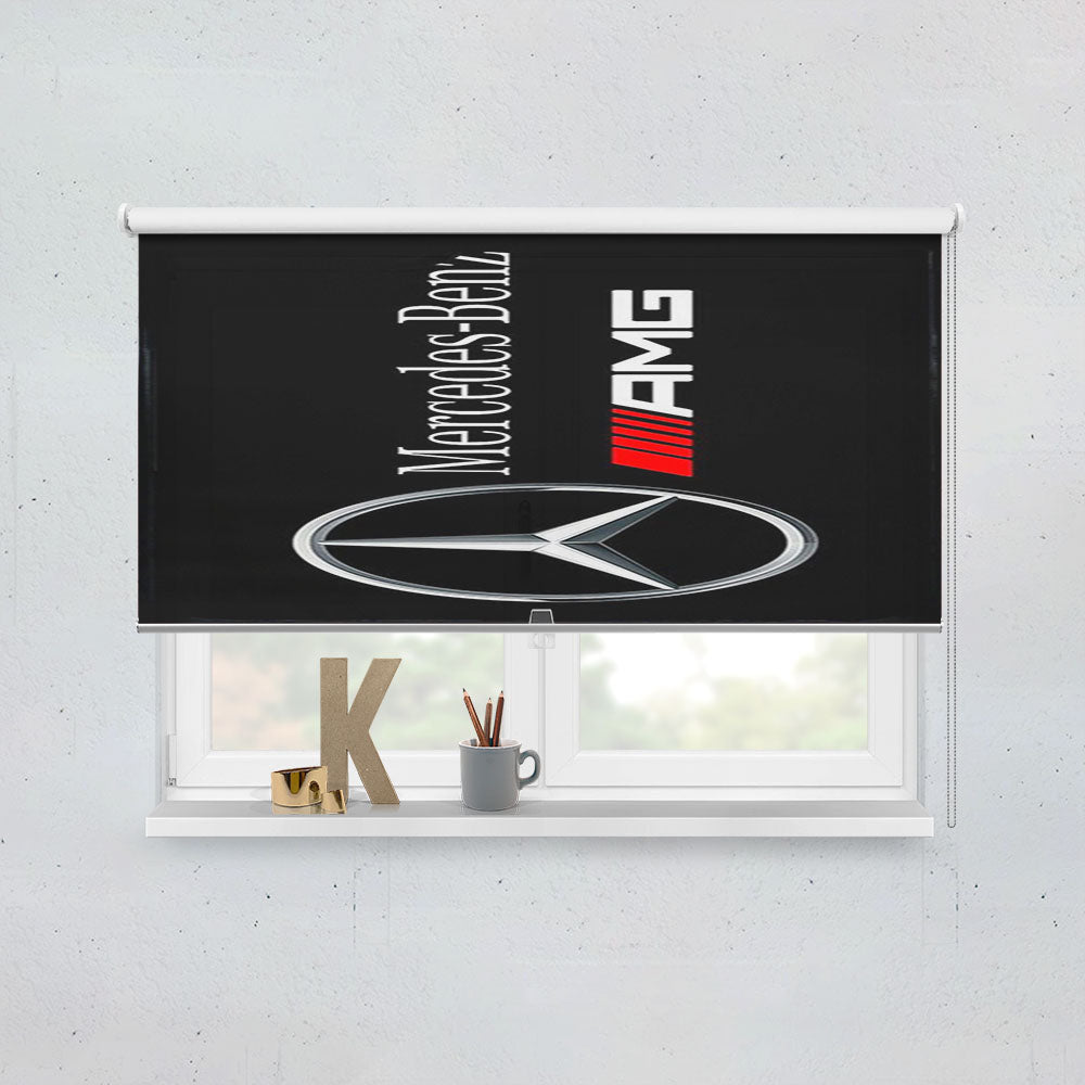 Mercedes Benz Amg Logo Window Roller Blinds Shades