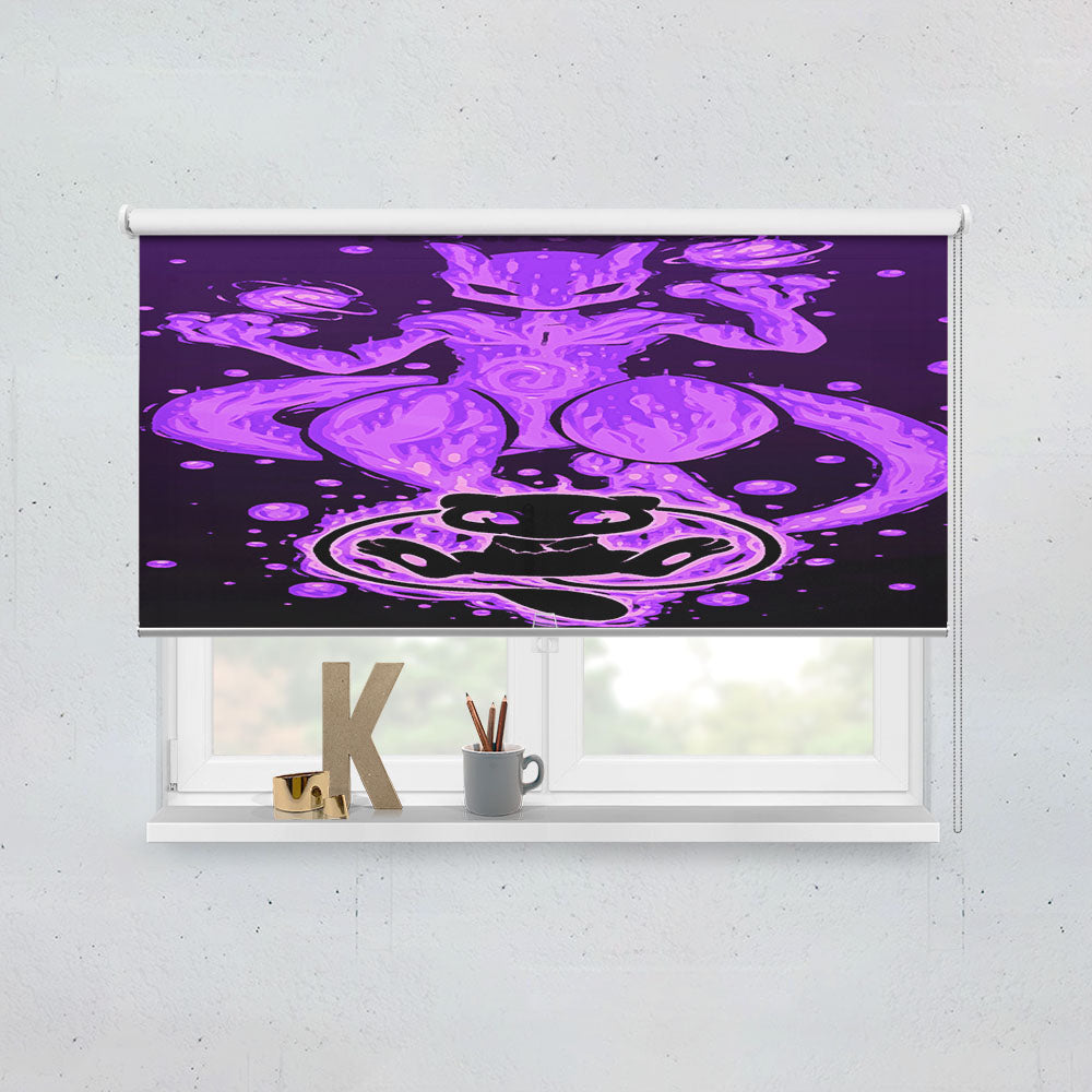 Mew And Mewtwo Pokemon Psychic Window Roller Blinds Shades
