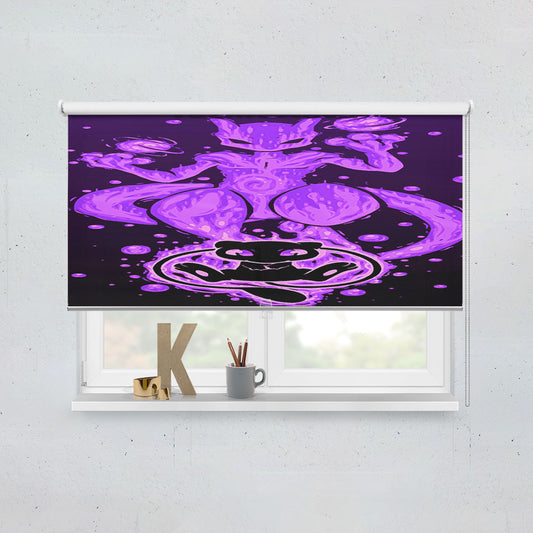 Mew And Mewtwo Pokemon Psychic Window Roller Blinds Shades