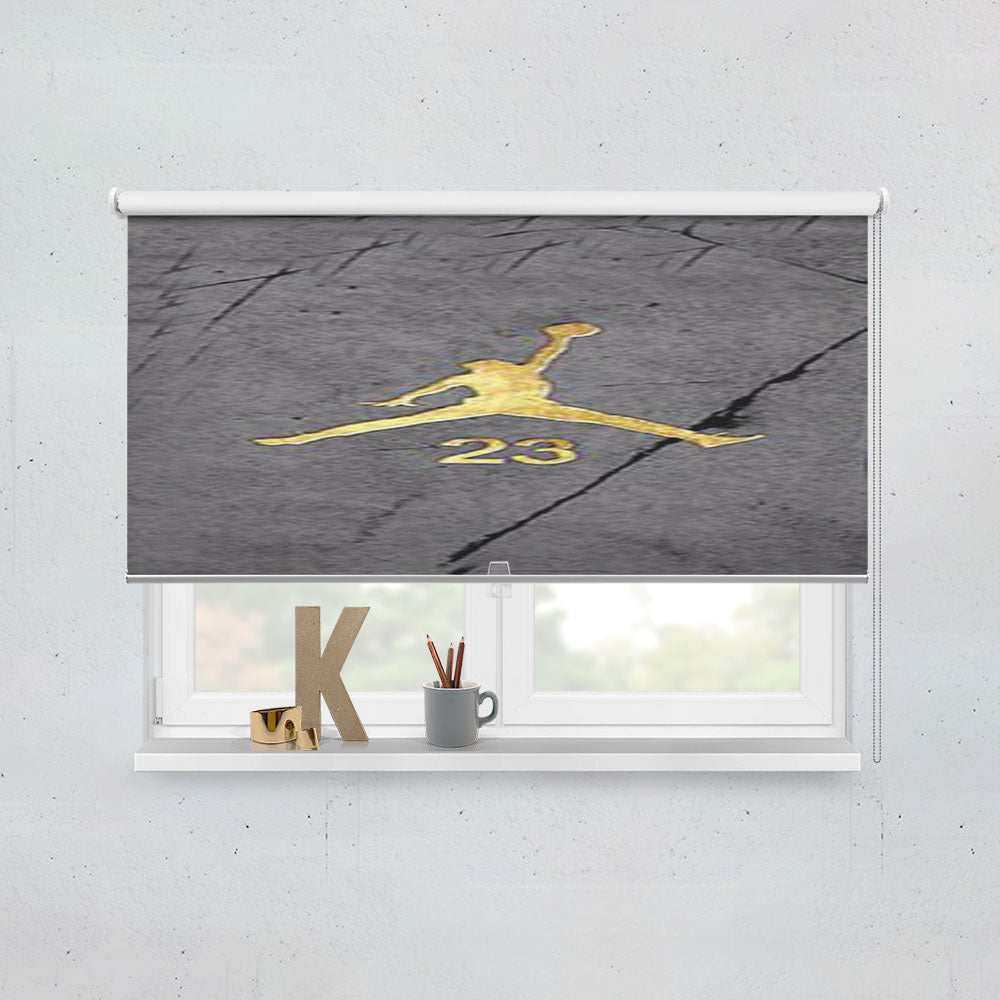 Michael Jordan 23 Number Window Roller Blinds Shades