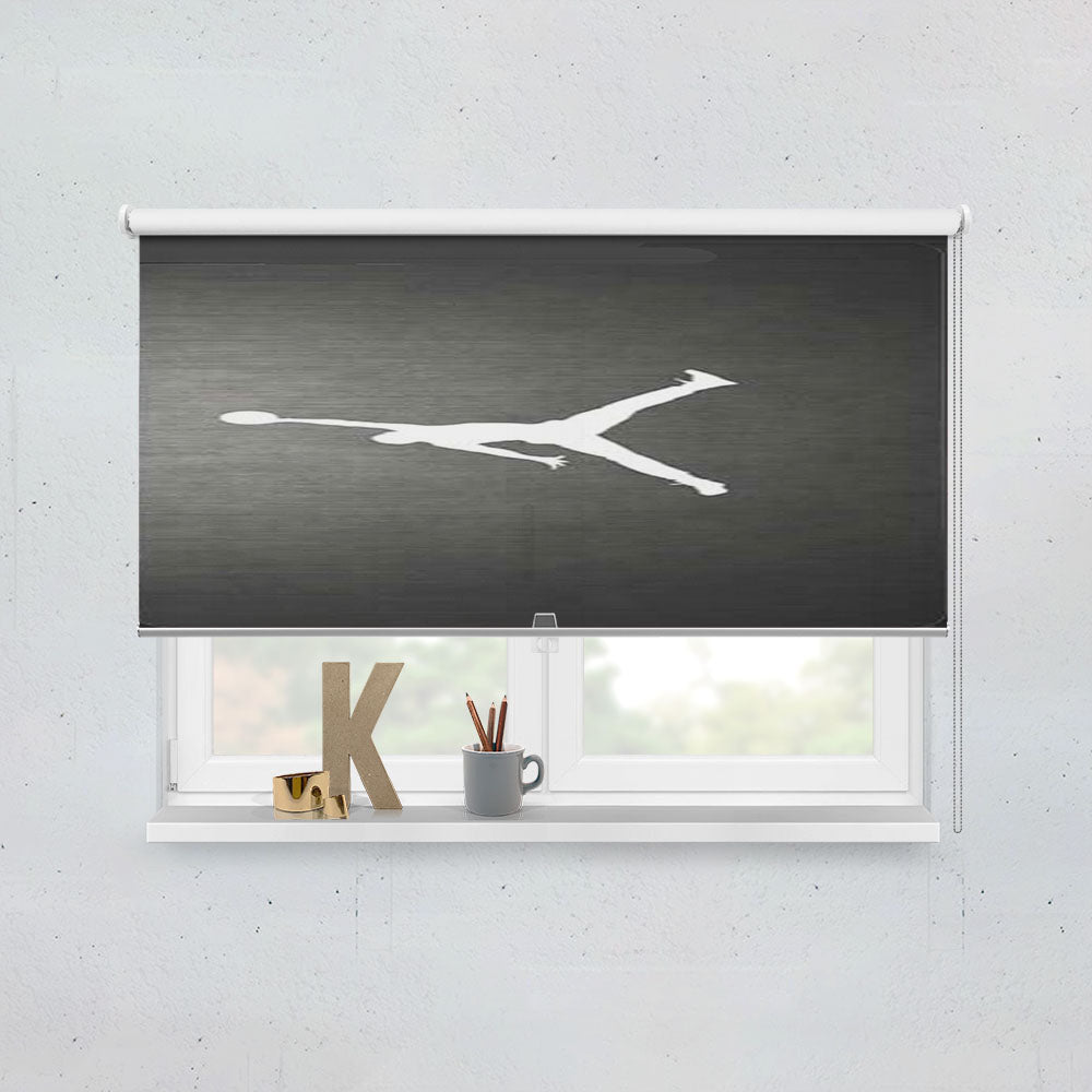 Michael Jordan Air Logo Grain Window Roller Blinds Shades