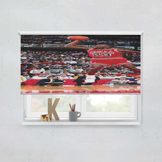 Michael Jordan Dunk Vintage Look Window Roller Blinds Shades
