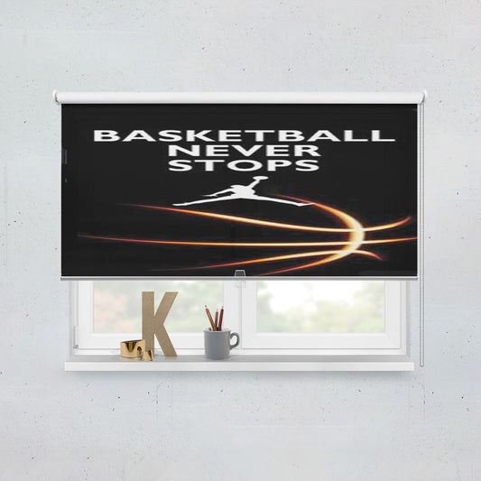 Michael Jordan Never Stops Glow Window Roller Blinds Shades