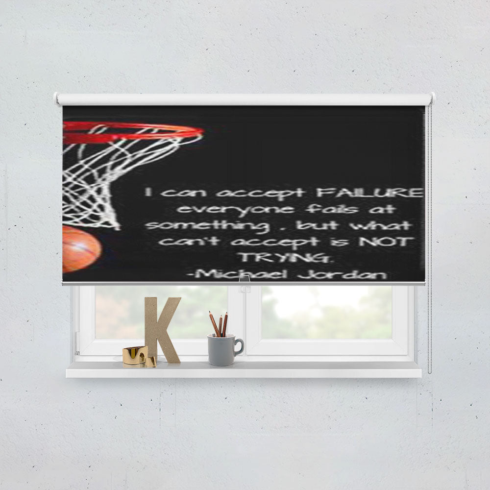 Michael Jordan Quotes Window Roller Blinds Shades