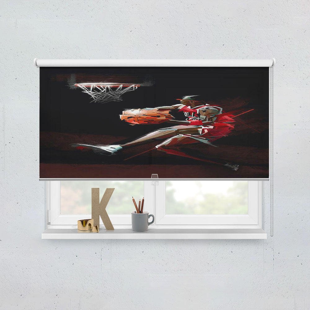 Michael Jordan Slamdunk Window Roller Blinds Shades