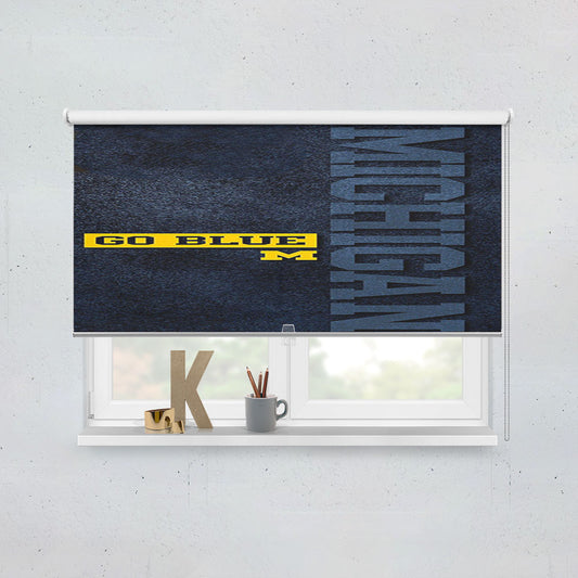 Michigan Wolverines Football 10 Window Roller Blinds Shades