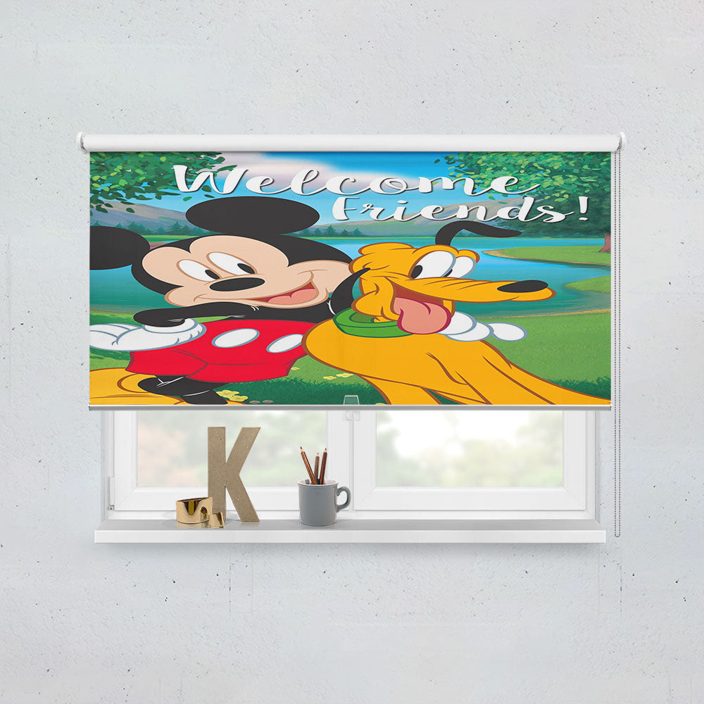 Mickey & Minnie Retro Love Window Roller Blinds Shades