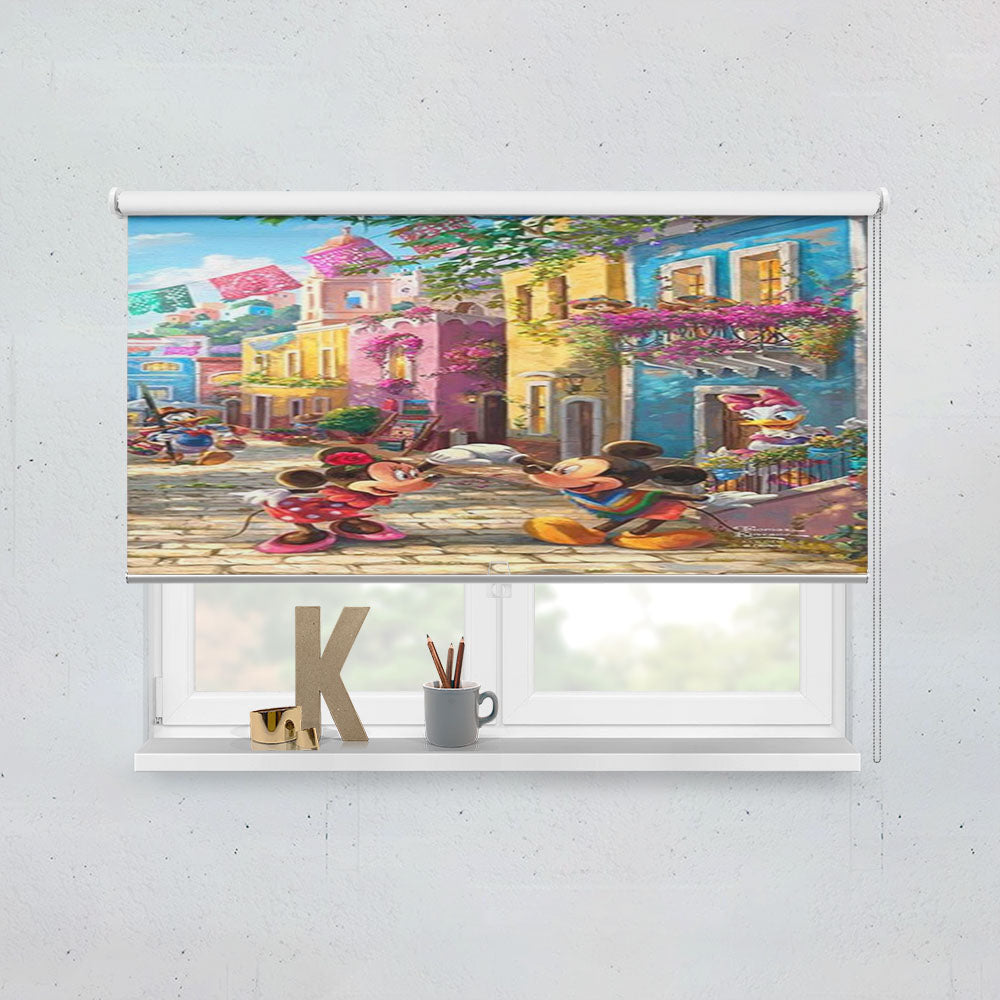 Mickey And Minnie In Mexico Window Roller Blinds Shades