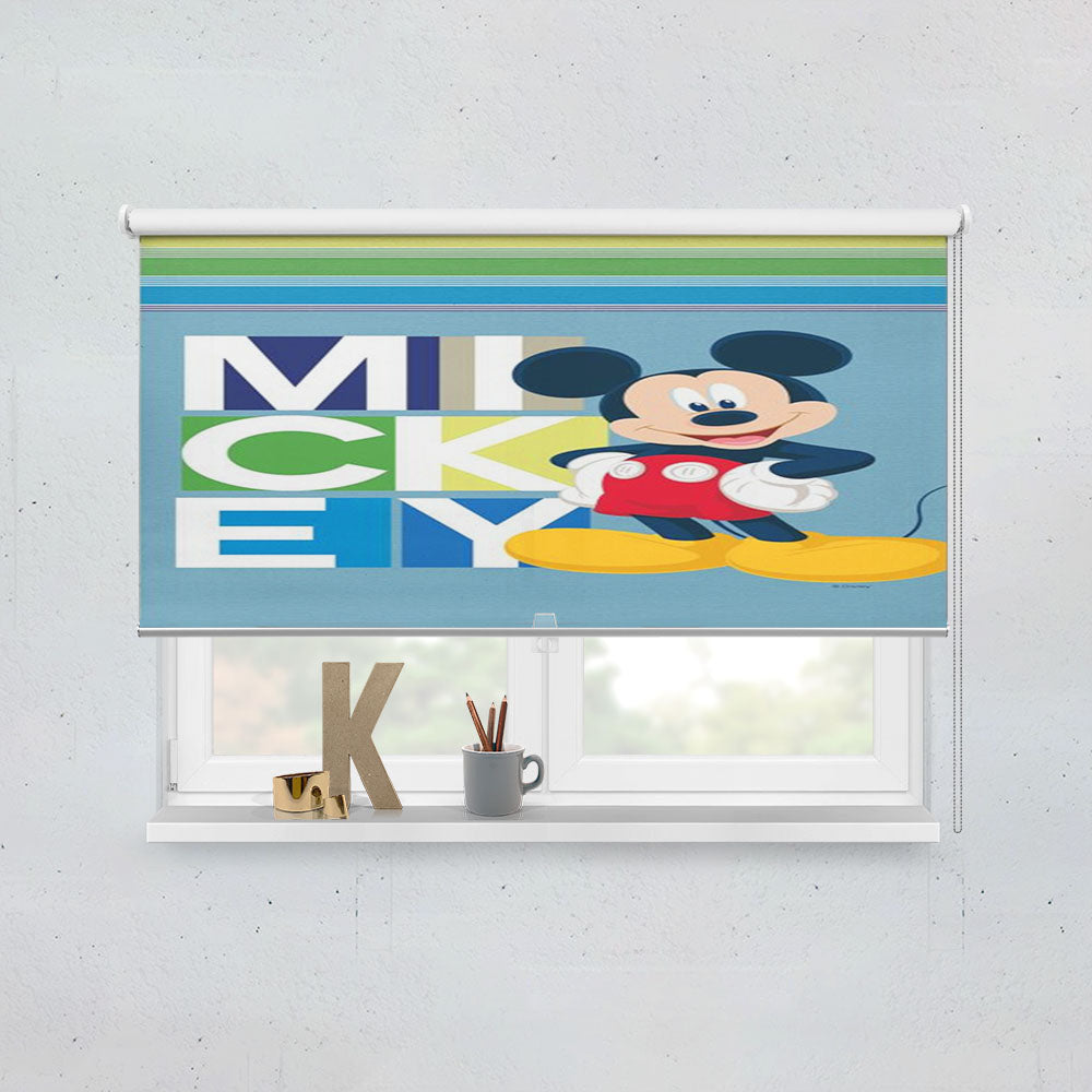 Mickey Blocks Window Roller Blinds Shades