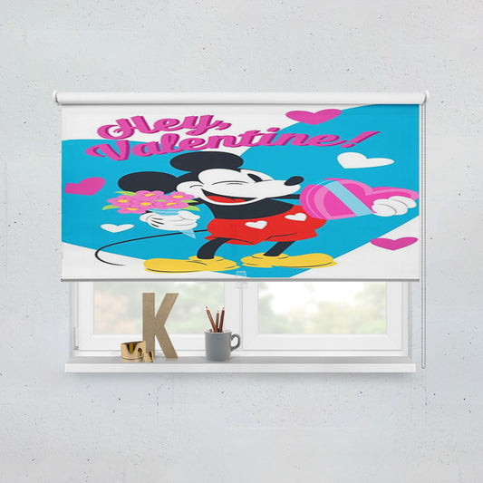 Mickey Flowers And Candy Window Roller Blinds Shades