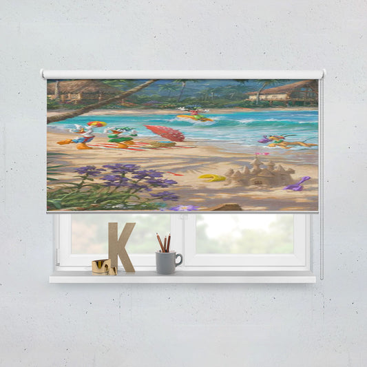 Mickey Friends Hawaii Window Roller Blinds Shades