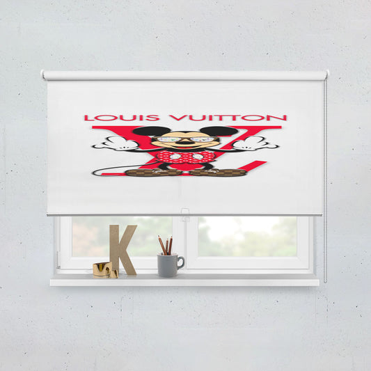 Mickey Louis Vuitton White Window Roller Blinds Shades