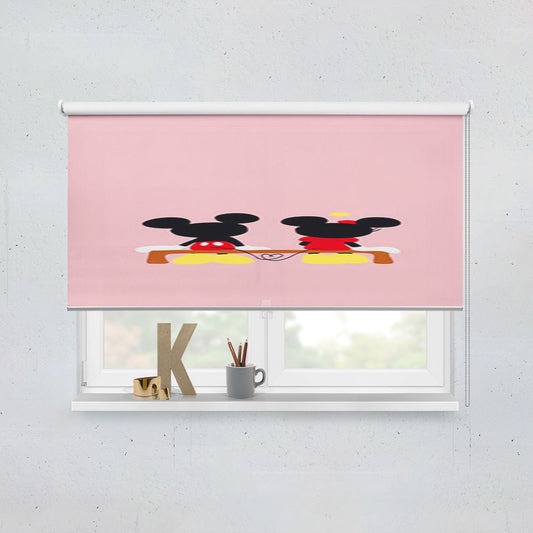 Mickey Minnie Mouse Simple Window Roller Blinds Shades
