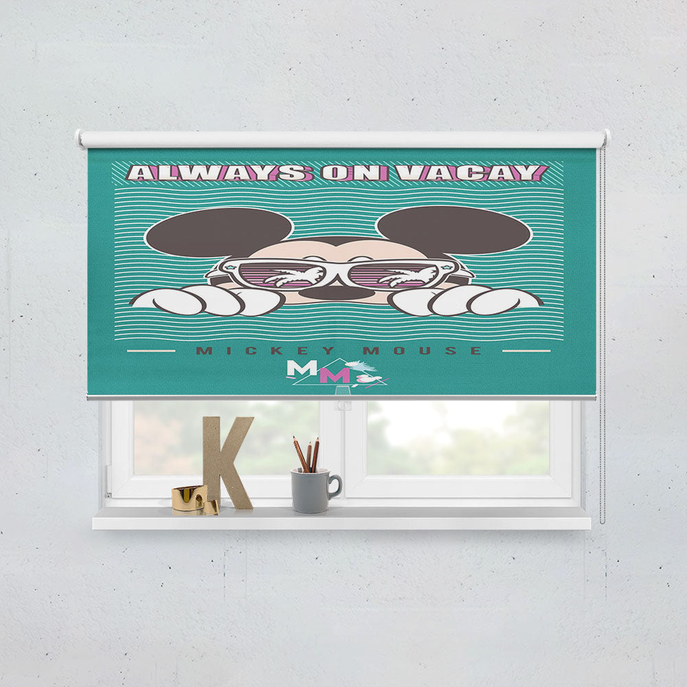 Mickey Mouse Always On Vacay Window Roller Blinds Shades