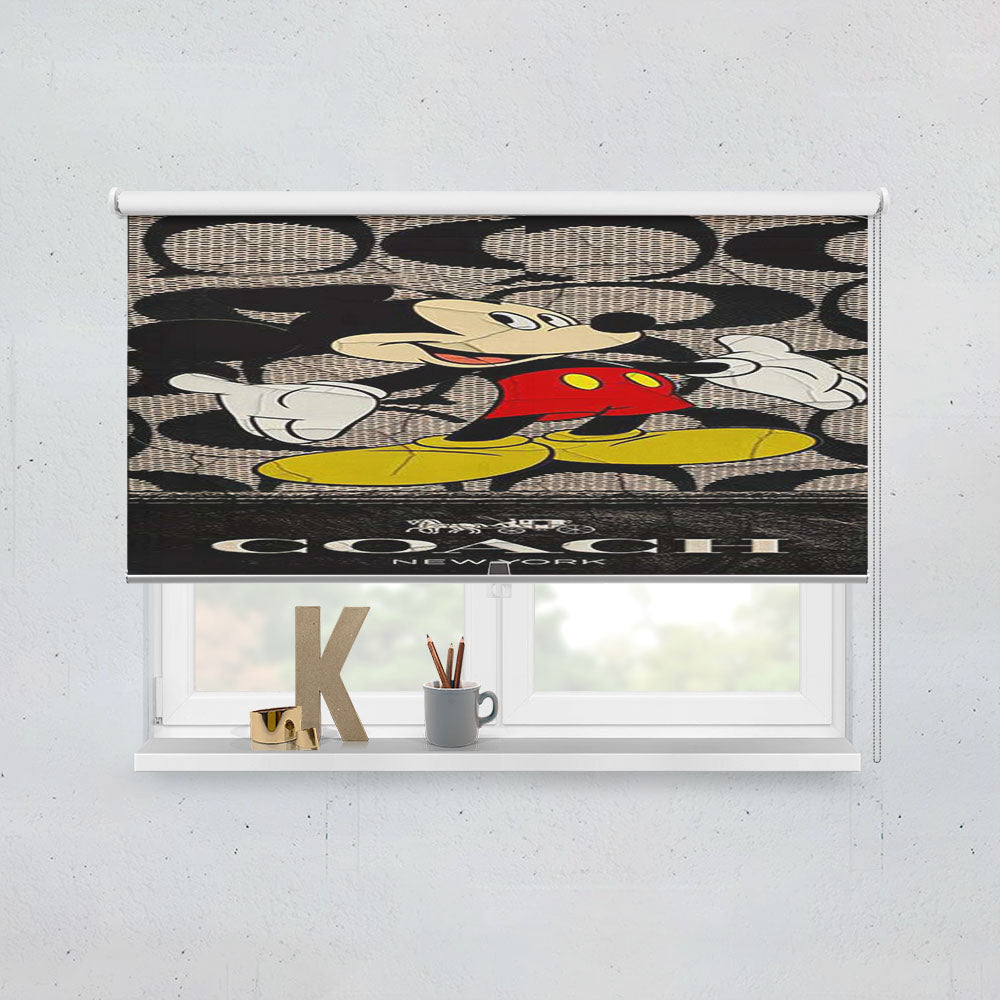 Mickey Mouse Coach New York Window Roller Blinds Shades