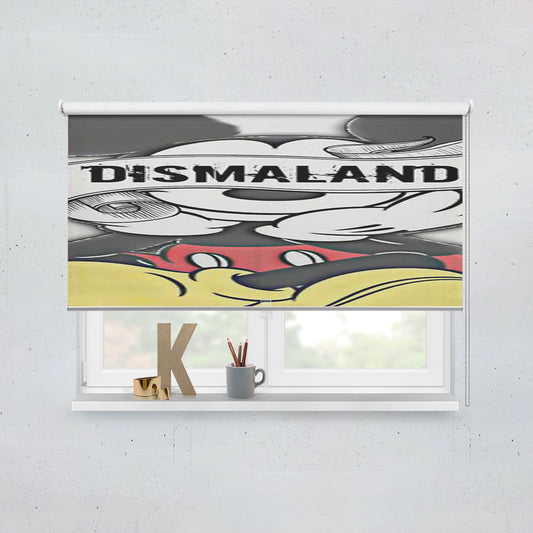 Mickey Mouse Dismaland Window Roller Blinds Shades