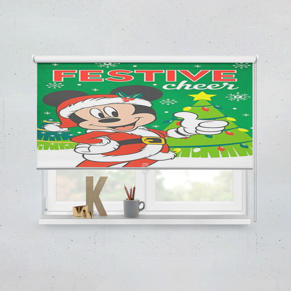 Mickey Mouse Festive Cheer Window Roller Blinds Shades