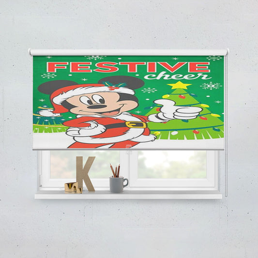 Mickey Mouse Festive Cheer Window Roller Blinds Shades