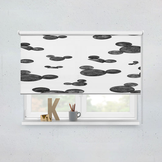 Mickey Mouse Head Patter  Window Roller Blinds Shades