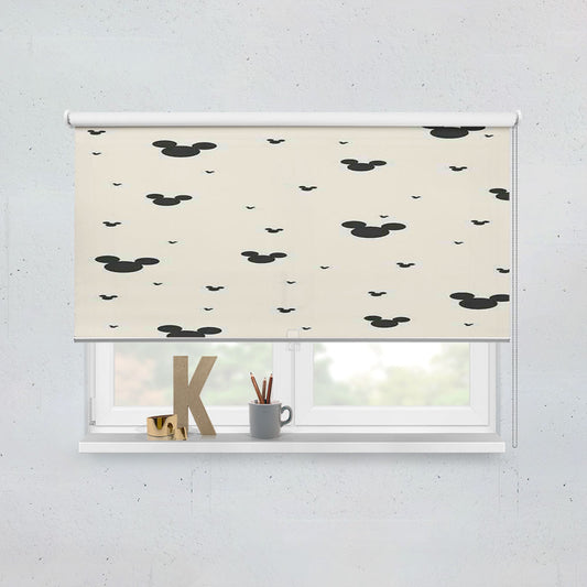 Mickey Mouse Pattern  Window Roller Blinds Shades
