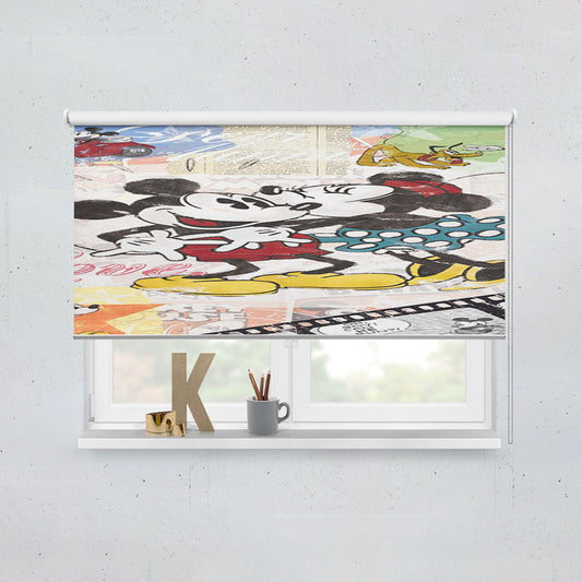 Mickey Retro Minnie Mouse Window Roller Blinds Shades