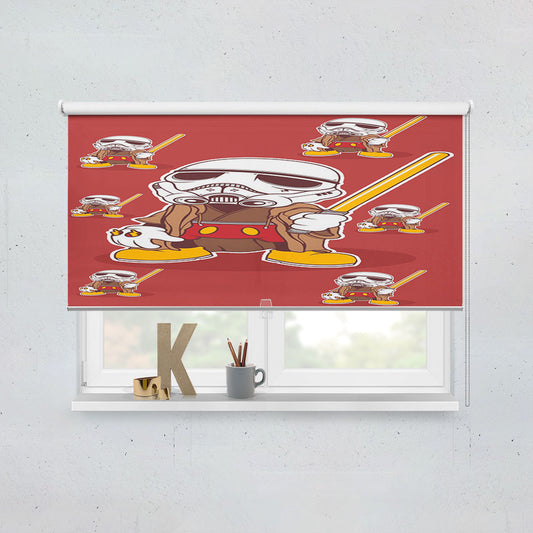 Mickey Wars Pattern Window Roller Blinds Shades