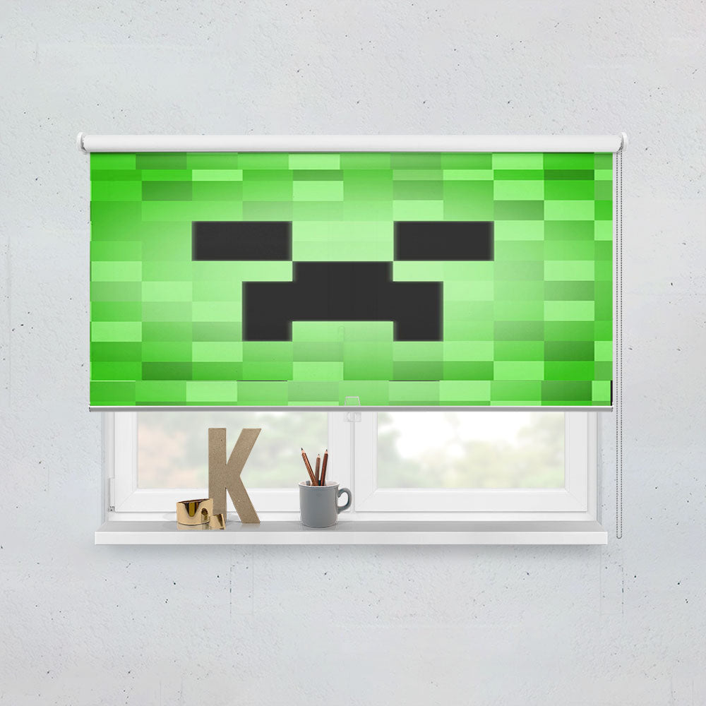 Minecraft Creeper Window Roller Blinds Shades