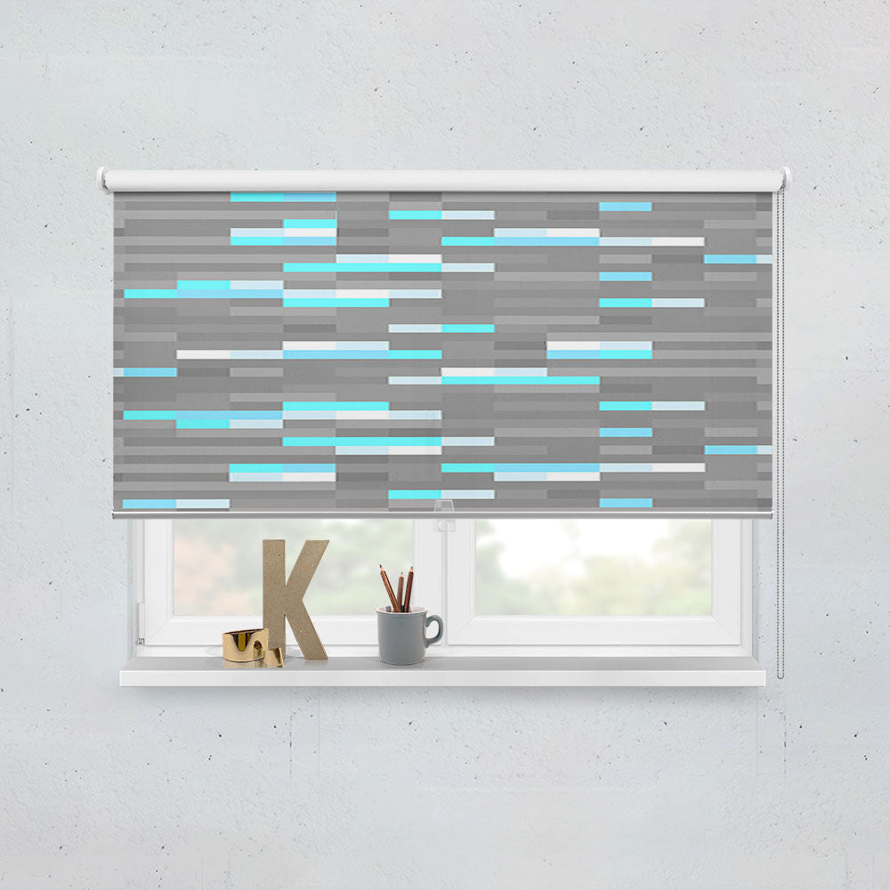Minecraft Inspired Ore Diamond Window Roller Blinds Shades
