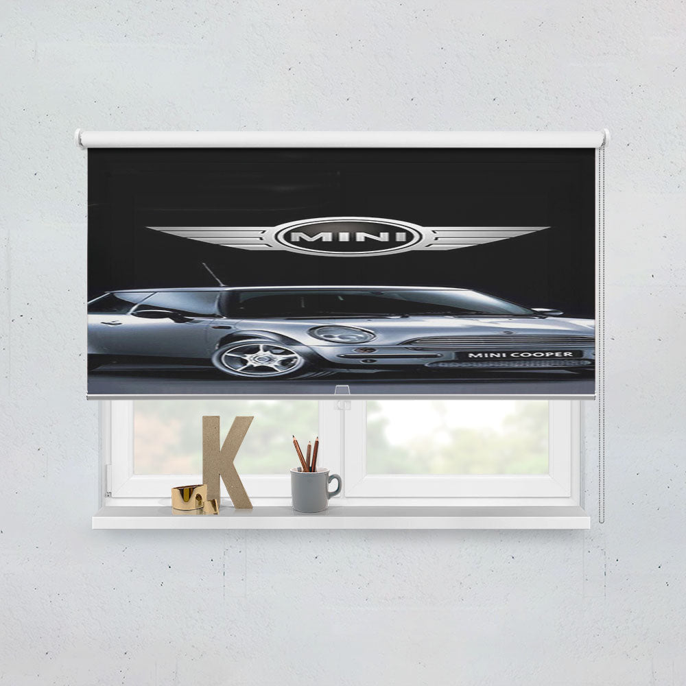 Mini Cooper Car Logo Window Roller Blinds Shades