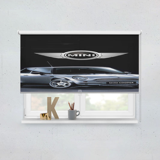 Mini Cooper Car Logo Window Roller Blinds Shades