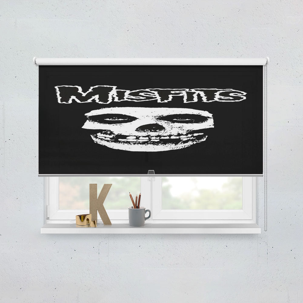 Misfits Face Bone Window Roller Blinds Shades
