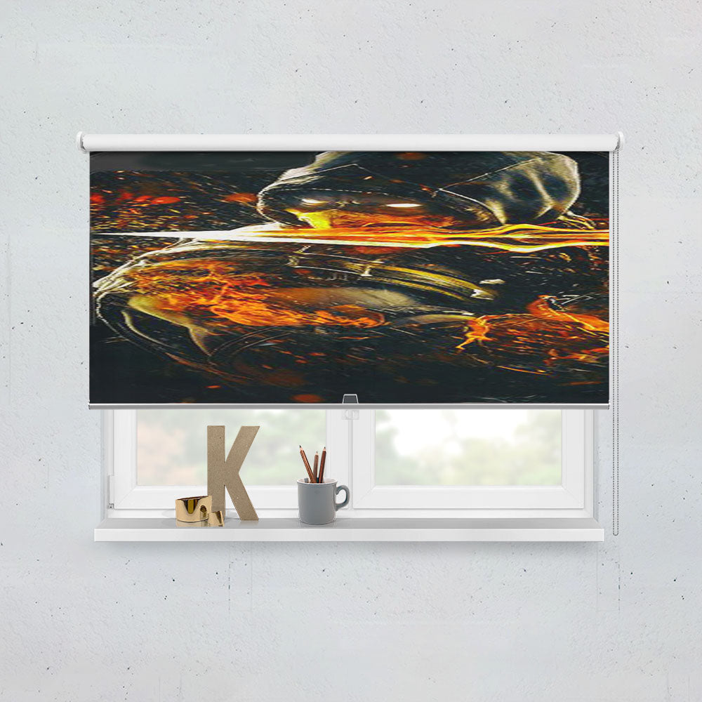 Mortal Kombat X Scorpion Blade Window Roller Blinds Shades