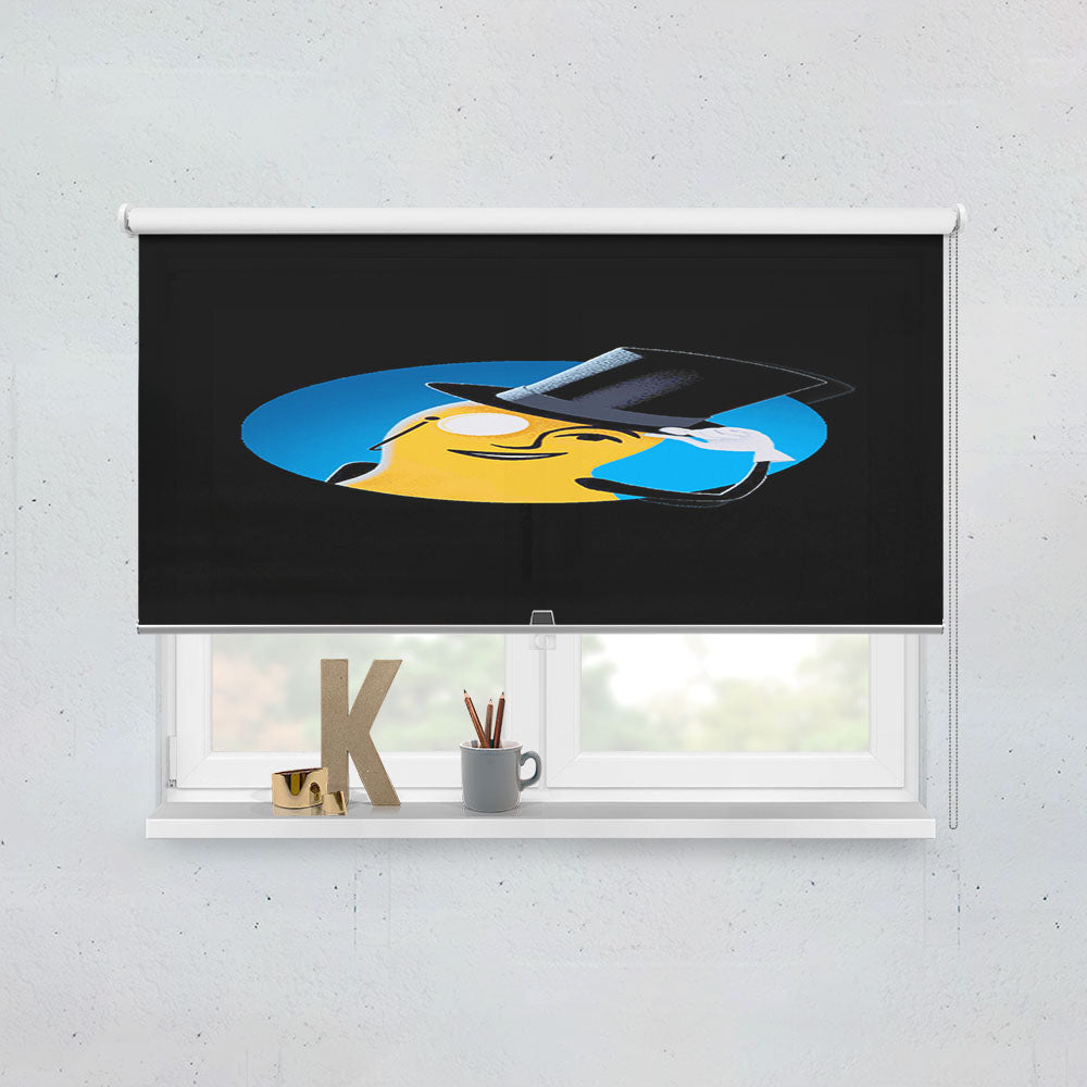 Mr Peanuts Cartoon On Black Window Roller Blinds Shades
