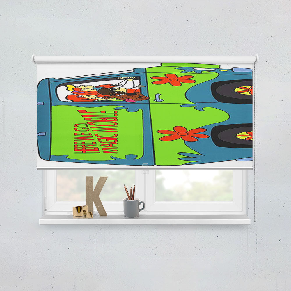 Mystery Machine Van Scooby Doo Window Roller Blinds Shades
