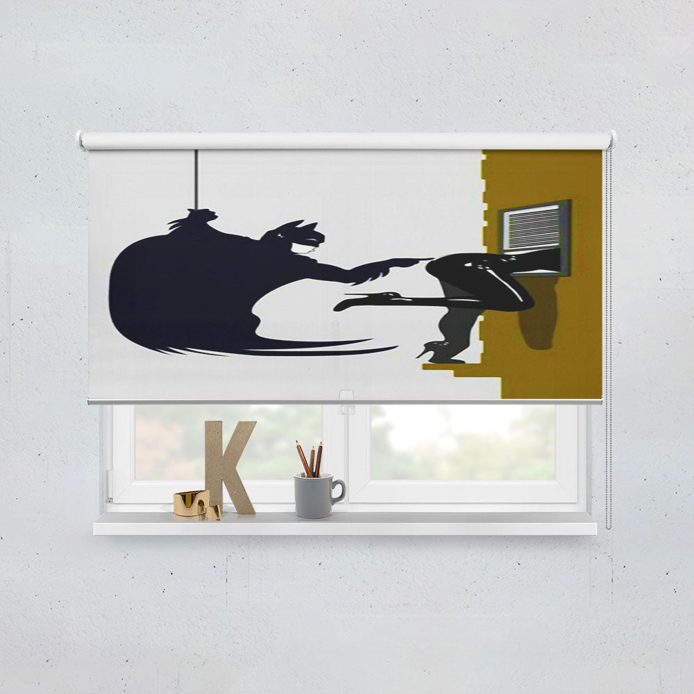 Naughty Batman And Catwoman Window Roller Blinds Shades