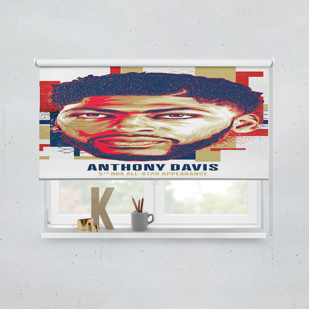 Nba All Star Anthony Davis Window Roller Blinds Shades