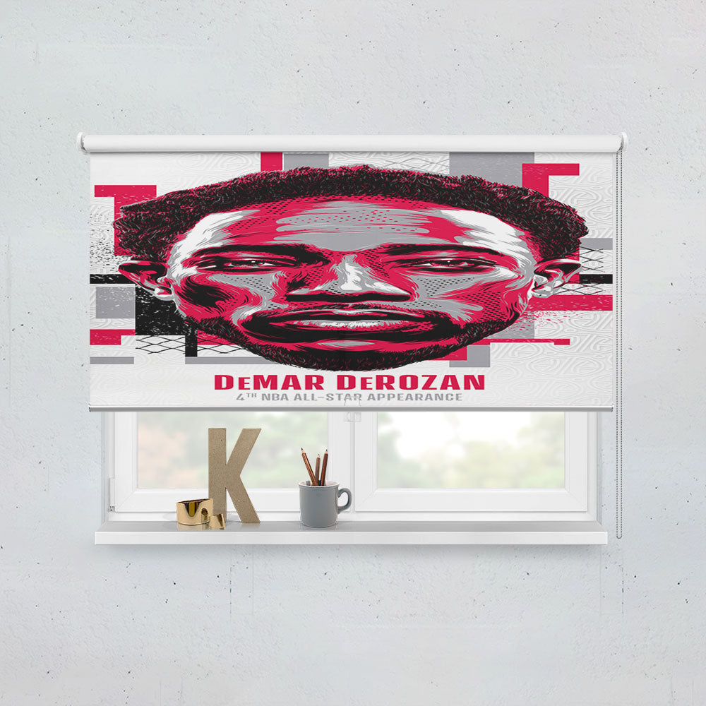 Nba All Star Demar Derozan Window Roller Blinds Shades