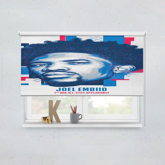 Nba All Star Joel Embiil Window Roller Blinds Shades