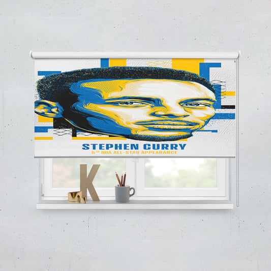 Nba All Star Stephen Curry Window Roller Blinds Shades