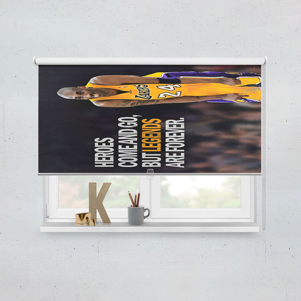 Nba Lakers Kobe Bryant Window Roller Blinds Shades