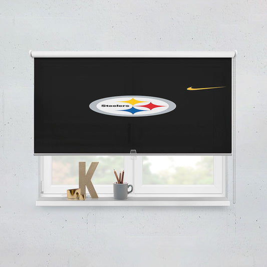 Nfl Pittsburgh Steelers Black Wallpapers Window Roller Blinds Shades